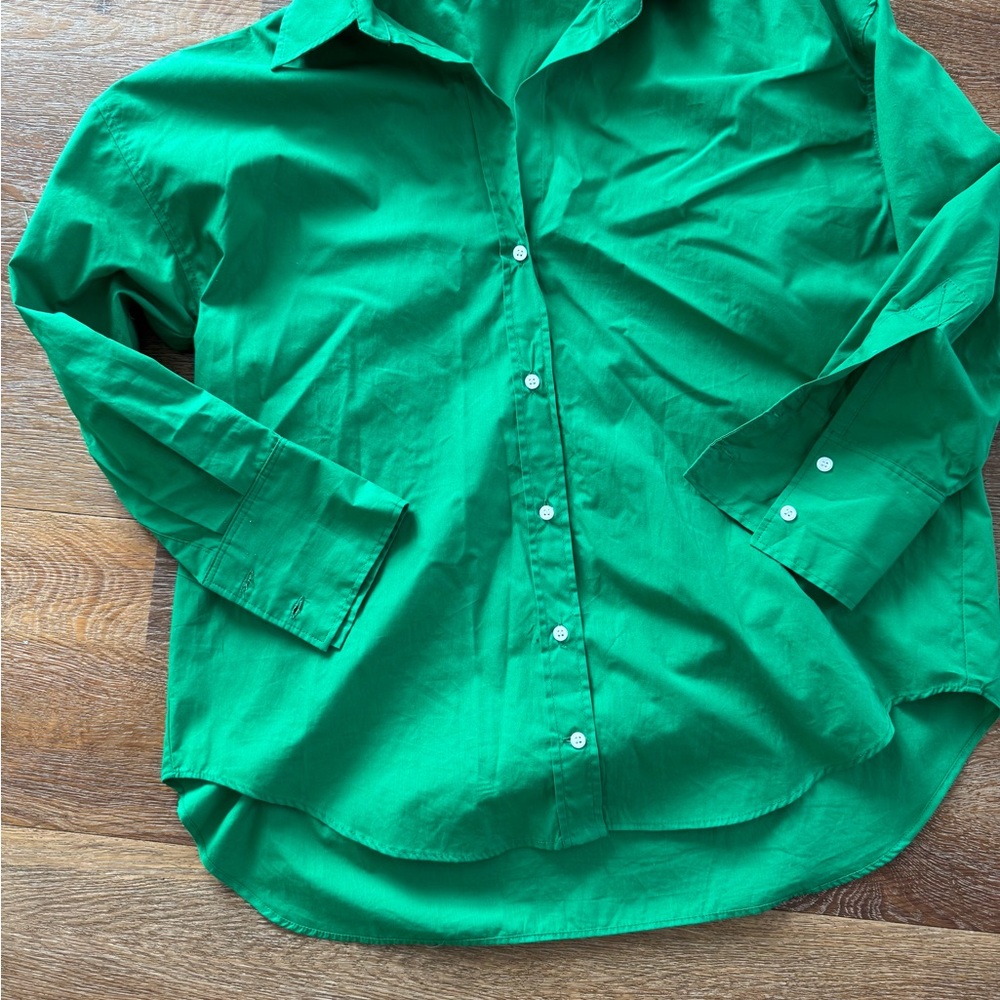Zara Green Blouse